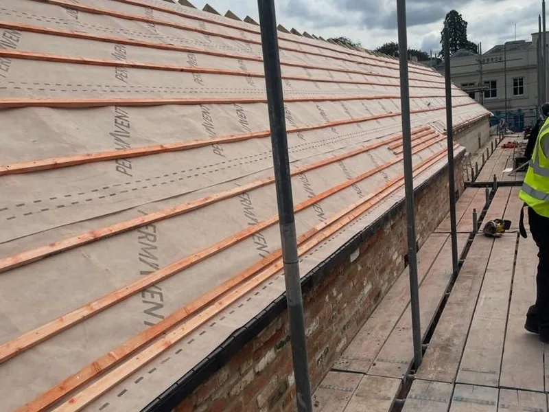 Ednaston Barns - Derbyshire. Pitched roof works